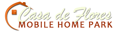 Logo, Casa de Flores Mobile Home Park - Senior Mobile Homes